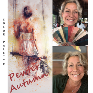 Pewter Autumn color palette