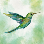 watercolor hummingbird image placeholder testimonial